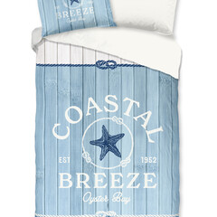 Good morning Dekbedovertrek nr.33266 blauw - 100% katoen