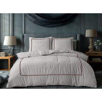 Primaviera DeLuxe Dekbedovertrek Brata Taupe/brons Taupe