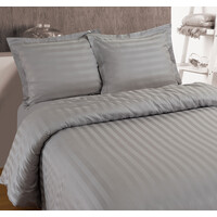 Primaviera DeLuxe Dekbedovertrek Hotel Stripe Grijs