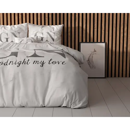 Sleeptime Dekbedovertrek Goodnight Zilver