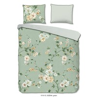 Descanso Dekbedovertrek Sizena katoen-satijn nr.10101 groen