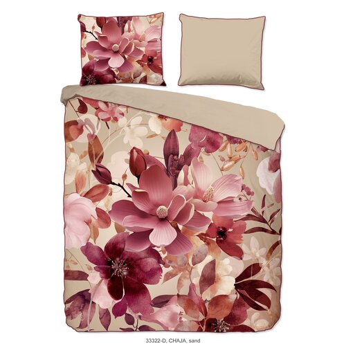 Descanso Dekbedovertrek Chaja katoen-satijn nr.33322 zand