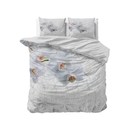 Sleeptime Dekbedovertrek Orchid Wit