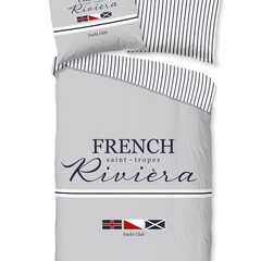 Pure Dekbedovertrek French nr.33264 grijs