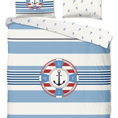 Pure Dekbedovertrek Selin nr.33265 blauw