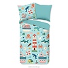 Pure Dekbedovertrek Sailor kids nr.33268 aqua