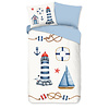 Pure Dekbedovertrek Maritime kids nr.33095 blauw