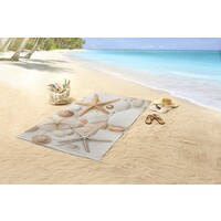 Good morning Strandlaken 100x180 poly velours Good Morning nr.33260 zand