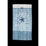 Good morning Strandlaken 100x180 poly velours Good Morning nr.33266 blauw