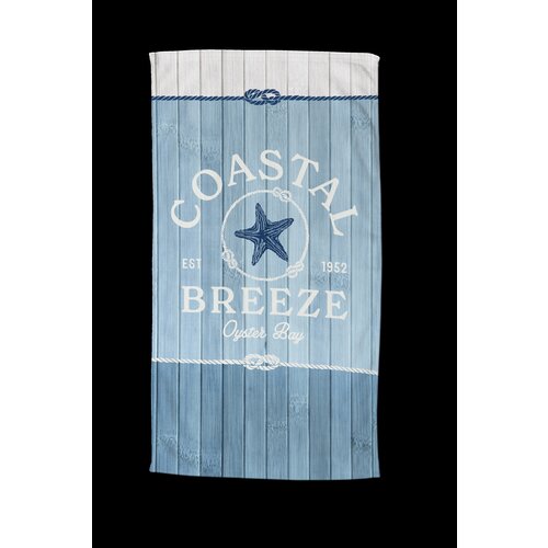 Good morning Strandlaken 100x180 poly velours Good Morning nr.33266 blauw