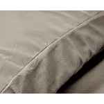Sleeptime Dekbedovertrek Velvet uni Taupe/Grijs