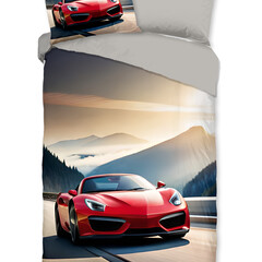 Good morning Dekbedovertrek 140x220 kids Cabrio nr.33277 multi