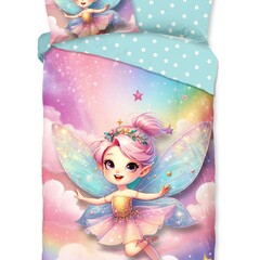 Good morning Dekbedovertrek Twinkel Kids 140x220 nr.33315 multi