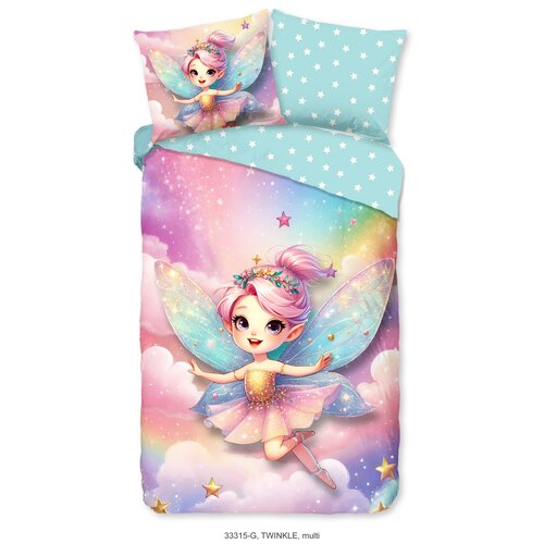 Good morning Dekbedovertrek Twinkel Kids 140x220 nr.33315 multi