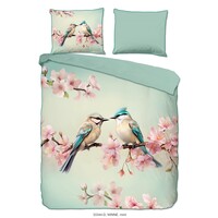 Descanso Dekbedovertrek Minne katoen-satijn nr.33344 mint