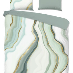 Good morning Dekbedovertrek Quincy nr.10110 sage