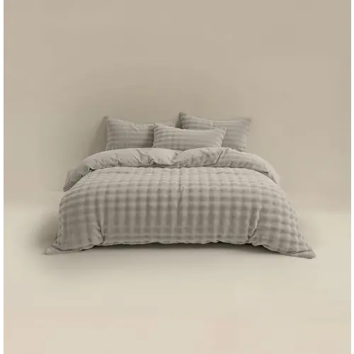 Sleeptime Dekbedovertrek Pom Pom Beige