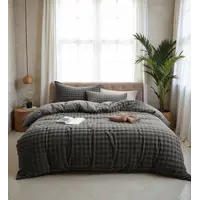 Sleeptime Dekbedovertrek Pom Pom Antraciet