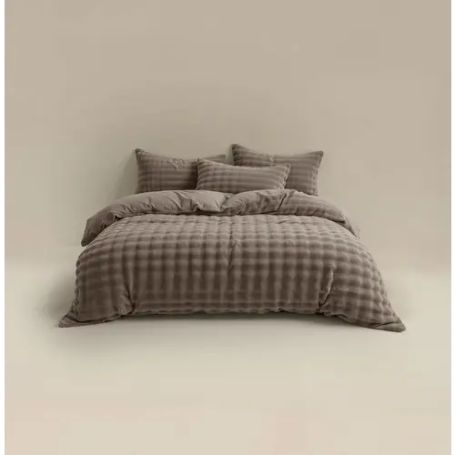 Sleeptime Dekbedovertrek Pom Pom Taupe