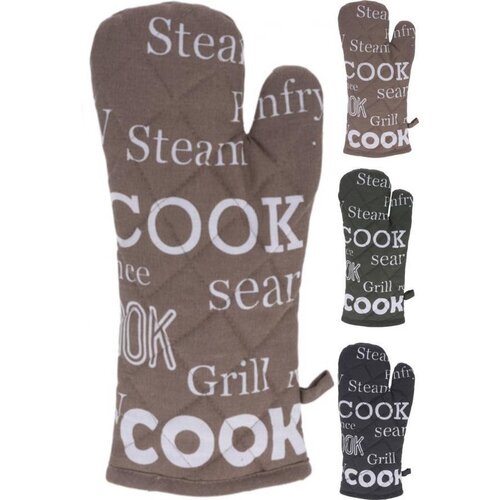 Koopman 3 Stuks Ovenwanten 18x32cm 3ass Kleur