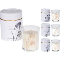 Koopman 3 Pack -Geurkaars In Glas 8x10cm 3ass