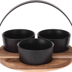 Koopman Serveerset Aardewerk 4dlg