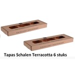 Koopman Tapas Schalen Terracotta 6 stuks