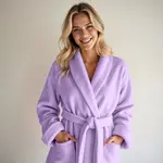 Dreamhouse Coral fleece Badjas Lila