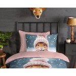 Good morning Dekbedovertrek Sofia flanel kids nr.33352 pink