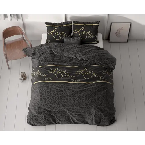 Sleeptime Dekbedovertrek Dark Sleep Zwart