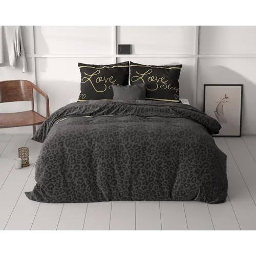 Sleeptime Dekbedovertrek Dark Sleep Zwart
