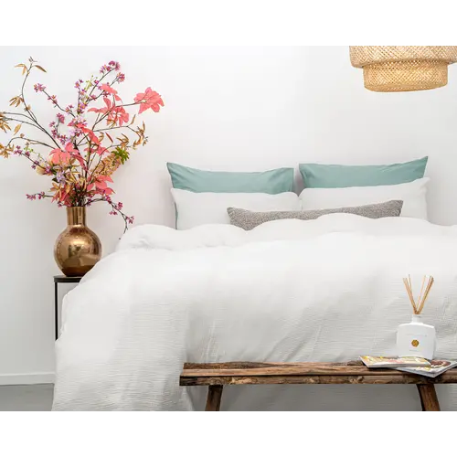 Dreamhouse Dekbedovertrek Mousseline Perkal Off Wit