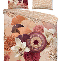 HIP Dekbedovertrek Quente katoen-satijn no.33299 zand