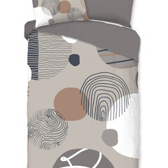 Good morning Dekbedovertrek Hendrik nr.20122 grijs - 100% katoen