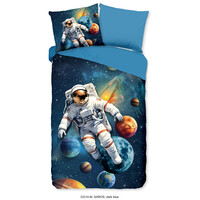 Pure Dekbedovertrek Saros kids nr.33314 d.blauw