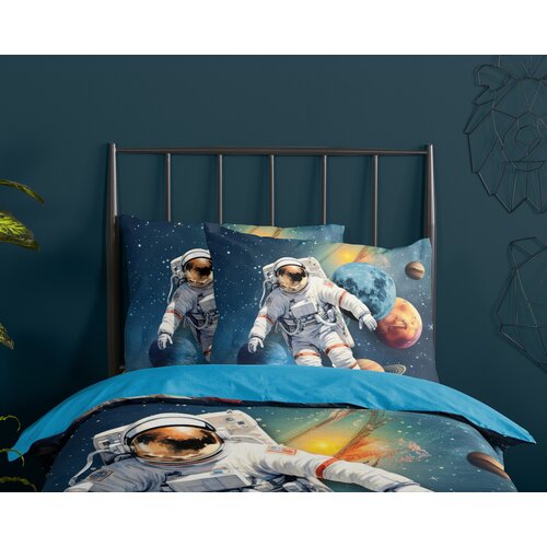 Pure Dekbedovertrek Saros kids nr.33314 d.blauw