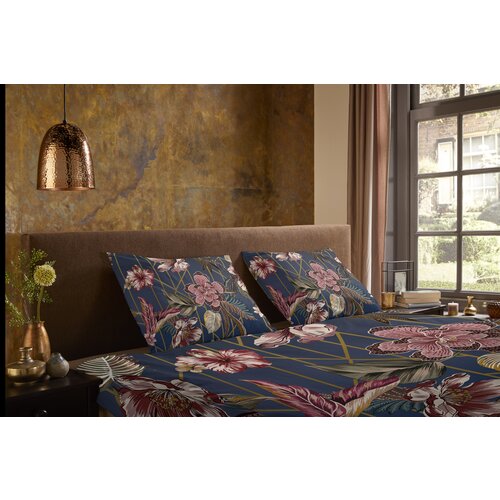 Pure Dekbedovertrek Jos nr.20124 d.blauw