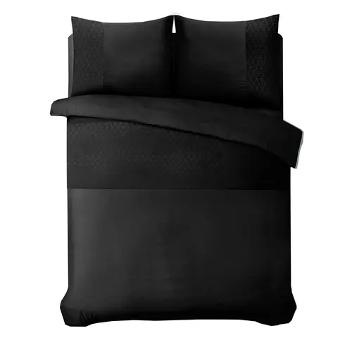 Sleeptime Dekbedovertrek Valencia Zwart