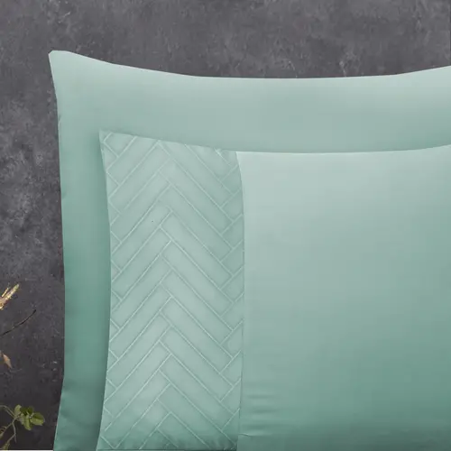 Sleeptime Dekbedovertrek Valencia Mint groen