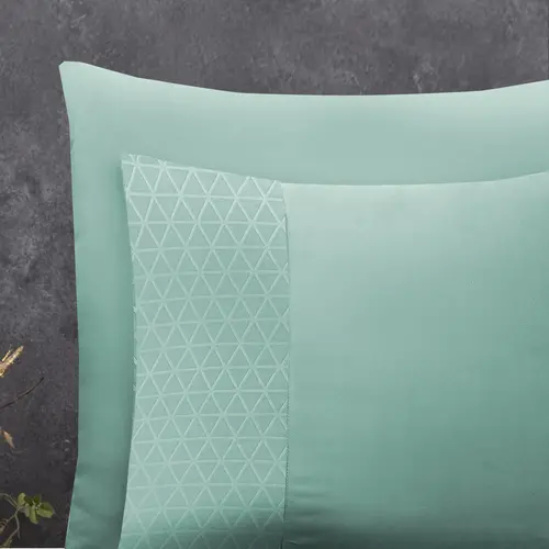 Sleeptime Dekbedovertrek Monte Negro Mint Groen