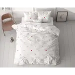 Sleeptime Dekbedovertrek Hearts Everywhere Wit