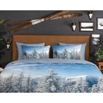 Good morning Dekbedovertrek Albert flanel nr.10116 blauw