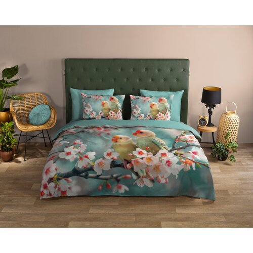 Good morning Dekbedovertrek Chibi nr.33331 aqua