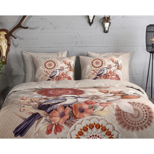 HIP Dekbedovertrek Lugio flanel nr.33376 zand