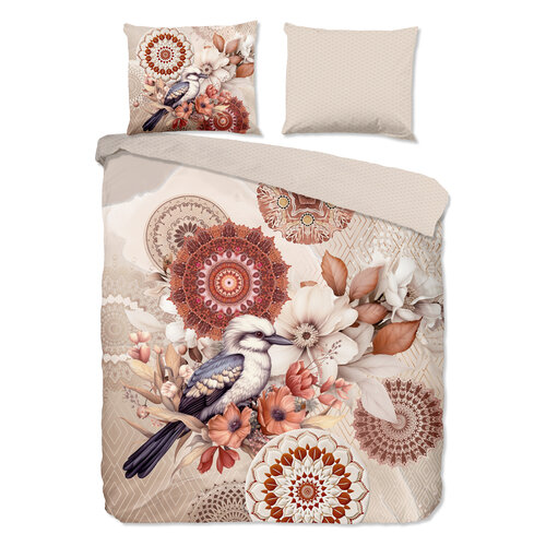 HIP Dekbedovertrek Lugio flanel nr.33376 zand