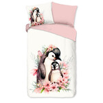 Good morning Dekbedovertrek Penny flanel kids nr.33213 pink