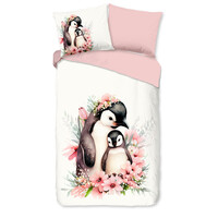 Good morning Dekbedovertrek Penny flanel kids nr.33213 pink