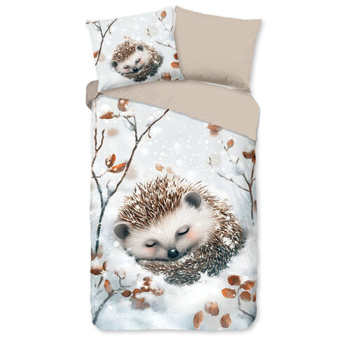 Good morning Dekbedovertrek Jussi flanel kids nr.33335 grijs