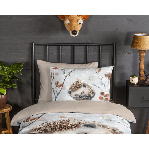 Good morning Dekbedovertrek Jussi flanel kids nr.33335 grijs