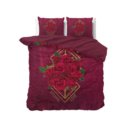 Sleeptime Dekbedovertrek Eternal love Rood